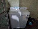 海爾（Haier）雙桶洗衣機(jī)半自動 家用大件洗 10公斤大容量 省水電 以舊換新 雙缸 原廠品質(zhì)XPB100-81D2 曬單實(shí)拍圖
