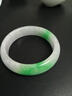 琺萊兒冰種翡翠手鐲陽(yáng)綠真品翡翠鐲子老坑飄綠正圈冰糯種正品玉手鐲禮品 54號 曬單實(shí)拍圖