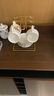 啟派（QIPAI）奶油風(fēng)咖啡杯套裝陶瓷拿鐵杯拉花杯歐式咖啡杯碟描金結(jié)婚送禮盒裝 歐式咖啡杯13件套【884】普通款 曬單實(shí)拍圖