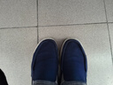 NB CROSS官方2025新款布鞋男休閑鞋一腳蹬懶人鞋青年男布鞋 DP-2201深藍 43 曬單實(shí)拍圖