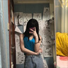 辛皇 掛脖吊帶背心女夏季新款辣妹網(wǎng)紅炸街ins潮外穿美背短款抹胸上衣 藍(lán)色 均碼 建議70-120斤 曬單實(shí)拍圖