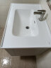 九牧（JOMOO）浴室柜 陶瓷一体盆铝合金抗菌悬挂组合柜海湾灰80cm A2706-716P-1 实拍图