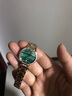 格雅（GEYA）手表女士真鉆女表防水品牌國表腕表石英表 送女友 6257 鋼帶綠盤-G06257LHN 曬單實(shí)拍圖