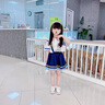 靚貝城堡女童連衣裙夏裝2025新款兒童運動套裝裙子夏季女孩寶寶公主裙衣服 白色 120碼適合身高105-115厘米 曬單實拍圖