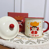 木丁丁七夕生日禮物喜慶陶瓷杯子女生馬克杯辦公室家用早餐杯牛奶杯送女 一錠發(fā)財 1個(gè) 400ml 曬單實(shí)拍圖