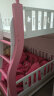 欧梵森（OUFANSEN）欧梵森包安装兰秀 实木儿童床上下床高低床双层双人床 上下铺 直梯款200CM 上铺宽130下铺宽150 实拍图