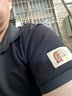 菲勒梵希高端男士修身翻領(lǐng)短袖夏季POLO衫男半袖潮牌刺繡休閑保羅體恤衫男 黑色 2XL 【建議155-170斤】 曬單實拍圖