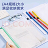 得力(deli)10只A5網(wǎng)格拉鏈袋透明學(xué)生科目分類(lèi)文件袋 財務(wù)憑證票據袋資料收納袋 紅5656 曬單實(shí)拍圖