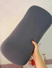 芙娜芬腰部支撐卷 記憶棉護腰靠墊辦公室腰枕腰墊靠背抱枕座椅沙發(fā)椅子 夏涼冰絲款-深灰色 42cm*22cm 含枕芯 記憶棉護腰枕(送收納袋) 曬單實(shí)拍圖