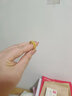 微奢妙珠三圈黃金蹦迪戒指女款999足金爆閃鐳射珠時(shí)尚簡(jiǎn)約食指戒新款指環(huán) 22號約2.55克 曬單實(shí)拍圖