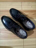 老爺車(chē)春秋真皮皮鞋男士大頭鞋商務(wù)內增高鞋8/10CM厚底鞋子男透氣德比鞋 LYC9106黑色增高10cm[單鞋款] 40 曬單實(shí)拍圖