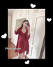 Cindy Kavi輕奢法式睡衣女睡裙女春秋夏緞面冰雪絲薄性感誘惑純欲風(fēng)家居服 酒紅【吊帶裙+睡袍 兩件套】 M 曬單實(shí)拍圖