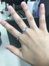 迪梵希四葉草999純銀戒指高級一對情侶對戒告白結(jié)婚生日七夕禮物送女友 999銀四葉草情侶對戒 曬單實拍圖