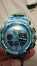 時(shí)刻美(skmei)兒童手表男孩雙顯時(shí)尚潮流電子表夜光防水防摔男童大童運動(dòng)中學(xué)生小學(xué)生手表 1163 淺藍迷彩 曬單實(shí)拍圖