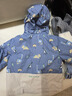 戴維貝拉（DAVE＆BELLA）男童外套休閑兒童上衣兩件套洋氣秋冬新款寶寶衣服加厚小童外衣 恐龍印花【現(xiàn)貨】 90 cm（建議身高80-90cm） 曬單實拍圖
