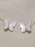 伊燦甜美貝殼蝴蝶耳釘女時(shí)尚精致耳環(huán)2025新款爆款氛圍感氣質(zhì)超仙耳飾 甜美貝殼蝴蝶耳釘 曬單實(shí)拍圖