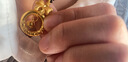 中國黃金（CHINA GOLD）平安扣黃金吊墜足金緊箍咒悟空在逃公主項鏈紀(jì)念生日送女朋友禮物 【京速達(dá)】在逃公主項鏈【輕版】約1.5g 曬單實拍圖
