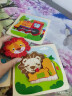 三格田（SANGTY） 儿童60片木质拼图盒装儿童2智力玩具两3岁早教4拼图板5岁 60片铁盒动物大象 实拍图