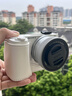 攝侶索尼zve10二代保護套zve10m2相機包sony微單ZV-E10II皮套zv1m2半包a7m4底座a7c2皮殼a6700裝飾配件 ZVE10二代白色真皮保護套 曬單實拍圖