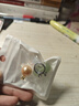 SNQPS925純銀車花菱形工藝復古和田玉耳環(huán)女玉髓耳扣簡約耳圈寶石耳飾 C05菱形款和田玉銀色耳扣 曬單實拍圖