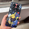 貝倫斯 適用紅米note14pro手機殼卡通動(dòng)漫全包軟殼防摔時(shí)尚簡(jiǎn)約創(chuàng  )意個(gè)性輕薄新款定制保護套 紅米note14pro【神秘黑-涂鴉皮卡丘】 曬單實(shí)拍圖