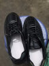 MUSHIJUE男鞋2024新款夏季休闲皮面板鞋黑色厨师工作防滑耐磨防水鞋子男 黑色 40 实拍图