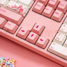 阿米洛（Varmilo） 落櫻主題 靜電容V2機(jī)械鍵盤 辦公鍵盤 游戲鍵盤 鍵盤機(jī)械 落櫻108鍵有線 靜電容V2玫瑰紅軸 曬單實(shí)拍圖