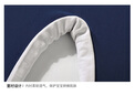 弈姿兒童泳衣男童連體游泳衣沖浪服沙灘泳裝 EZI22B009 藏青藍(lán)  130cm 曬單實拍圖