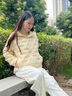 蕉內(nèi)（Bananain）【周冬雨同款】氫氣502A女士輕薄羽絨服連帽24秋冬新款保暖外套 雪梨黃 S 曬單實(shí)拍圖