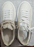百思圖春商場(chǎng)新款牛皮休閑小白鞋松糕厚底女運動(dòng)板鞋ZWZA3AM4 白銀色 （女鞋） 36 曬單實(shí)拍圖