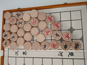 華圣中國象棋實(shí)木棋盤(pán)加厚櫸木雕花象棋手提折疊便攜象棋入門(mén)書(shū)送岳父 5公分櫸木象棋+皮革折疊棋盤(pán) 曬單實(shí)拍圖