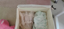 立始帶鎖衣服收納箱家用整理筐衣柜衣物分層神器裝褲子被子密碼儲物盒 卡其條紋-帶鎖款超大號58*40*35cm 曬單實(shí)拍圖