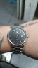 天王（TIAN WANG） 手表休閑皮帶石英表 時(shí)尚學(xué)生情侶對表腕表情人節禮物送女友 黑表盤(pán)鋼帶男表3887 曬單實(shí)拍圖
