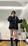啄木鳥(niǎo)羽絨服男士冬季2025新款加厚保暖潮牌百搭帥氣青少年冬裝外套男 黑色 XL 建議130-150斤 曬單實(shí)拍圖