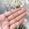 中國黃金（CHINA GOLD）黃金手鏈女士足金小蠻腰手鏈新轉(zhuǎn)運珠手飾生日七夕情人節(jié)生日禮物 當(dāng)日/次日*小蠻腰手鏈 約1.9g 曬單實拍圖