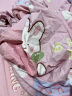 罗莱儿童（luolaikids）幸运萌兔 婴幼儿A类100%棉四件套女孩 1.8米床220*250cm粉色 实拍图