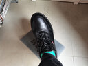 金利來(lái)男鞋新款休閑鞋男牛皮內里透氣皮鞋男免系帶時(shí)尚運動(dòng)鞋子男48大碼 黑色 42 曬單實(shí)拍圖