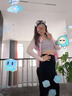 OBAOLAY歐寶來變色騎行眼鏡女戶外運動跑步太陽鏡日夜兩用無框超輕護(hù)目鏡 紫框變色炫彩紅 曬單實拍圖