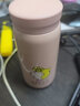 史努比（SNOOPY）迷你保溫杯口袋杯女高顏值小巧水杯學(xué)生兒童316不銹鋼杯子包包杯 粉色200ml 曬單實(shí)拍圖