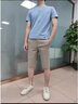 JEEP SPIRIT短褲男2026夏季新款休閑褲男士直筒潮流中褲子男時(shí)尚五分褲 529卡其色 31 曬單實(shí)拍圖