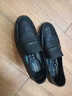 卡帝樂(lè )鱷魚(yú)男鞋豆豆鞋男潮流軟底韓版頭層牛皮透氣休閑皮鞋男懶人一腳蹬 黑色(真皮 柔軟) 40 曬單實(shí)拍圖