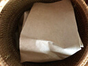 半物生活 茶餅盒 普洱茶茶葉罐 越南秋滕七子餅茶葉盒 手工編織收納箱普洱茶沱 茶餅包裝盒禮盒 儲(chǔ)茶桶 圓柱形茶葉罐小款(22*22cm) 曬單實(shí)拍圖
