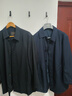 漢尼（HANY）【高品質(zhì)行政風(fēng)衣】男士外套休閑通勤男裝翻領(lǐng)高級商務(wù)公務(wù)上衣秋 西德尼藏青【翻領(lǐng)】【標準版】 L (50) 曬單實(shí)拍圖