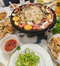 TANXIANZHE探險(xiǎn)者烤盤戶外燒烤盤韓式烤肉鍋露營家用316不銹鋼電磁爐雙用盤 曬單實(shí)拍圖