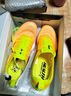 海爾斯1200田徑中短跑鞋男女專(zhuān)業(yè)訓練比賽專(zhuān)用釘子鞋全掌沖刺釘鞋 桔 熒光綠 42 曬單實(shí)拍圖