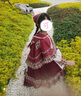 艾諾黛公主裙洛麗塔蓬蓬裙lolita全套lo裙夏季可愛(ài)【小紅帽】田園連衣裙 連衣裙+斗篷+三角斤 XXL 曬單實(shí)拍圖