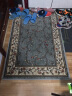 绅士狗客厅地毯加厚高密度简约卧室床边毯欧美式奶油风高档沙发茶几毯 蓝绿色 0.8*2米 高密度600v（床边） 实拍图