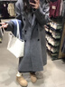 GARNUO高級感灰色西裝毛呢外套女2026秋冬新款小個(gè)子中長(cháng)款正肩呢子大衣 灰色【常規內里】 M 【101-110斤】 曬單實(shí)拍圖