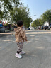 Teenie Weenie Kids小熊童裝24秋季女寶寶休閑百搭衛衣衛褲兩件套 中灰色 100 cm 曬單實(shí)拍圖