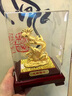莫尼森  MOREISAN鍍金金龍擺件工藝品生肖龍吉祥物擺放老板辦公室客廳裝飾定制禮品 龍騰四海(加大號) 曬單實(shí)拍圖